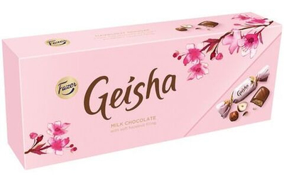 Fazer Шоколадные конфеты Geisha с фундуком и нугой 270 г (Из Финляндии)