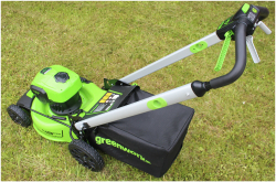 Газонокосилка аккумуляторная самоходная GREENWORKS GD40LM48SP 40В,48см,б/щ,без АКБ и ЗУ (2517407)