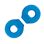 Комплект из двух колец для пениса 2-Pack Ultra-Stretch Stamina Endurance Ring (Цвет: голубой)