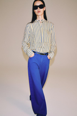 ZARA ДЖИНСЫ BARREL СО СРЕДНЕЙ ПОСАДКОЙ — ZW COLLECTION, ГОЛУБОЙ