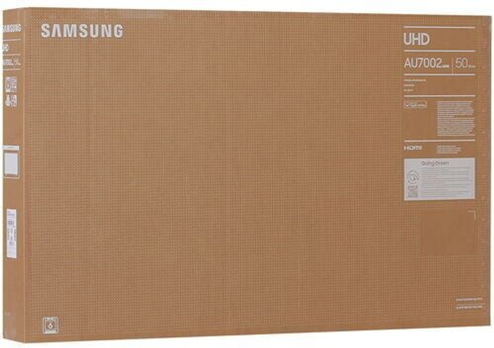 50" Телевизор Samsung UE50AU7002UXRU, черный