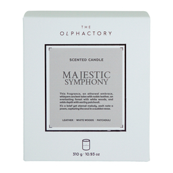 Свеча ароматическая 60ч Ambientair The Olphactory White Insignia Majestic Symphony