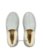 UGG STITCH SLIP on Grey/violet