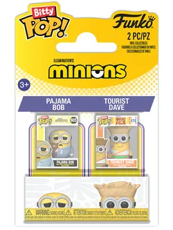 Funko Bitty POP! Minions: Pajama Bob & Tourist Dave