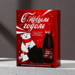 Набор «С Новым годом!»: гель для душа с ароматом газировки и мочалка