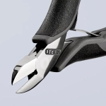 Кусачки боковые для электроники антистатические 115 мм Knipex 77 02 115 ESD