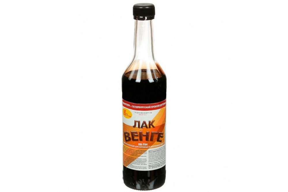 Лак для дерева Новбытхим ХВ-784 венге 0,5 л