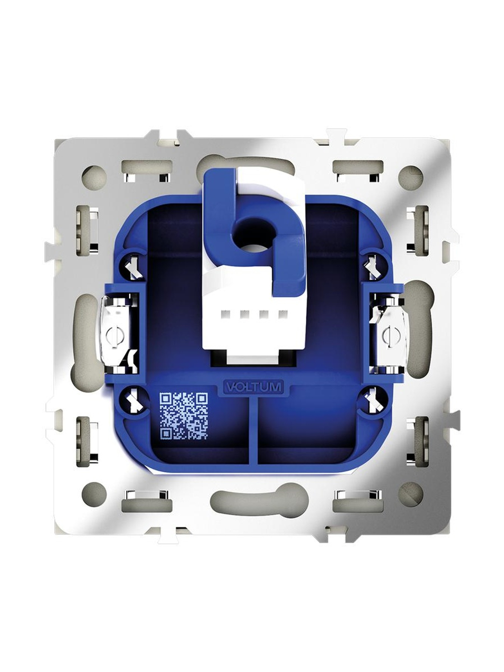 Розетка компьютерная 1-м СП S70 RJ45 кат.6 механизм сталь Voltum VLS060105