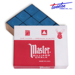 Мел бильярдный "Master" Blue 12шт.