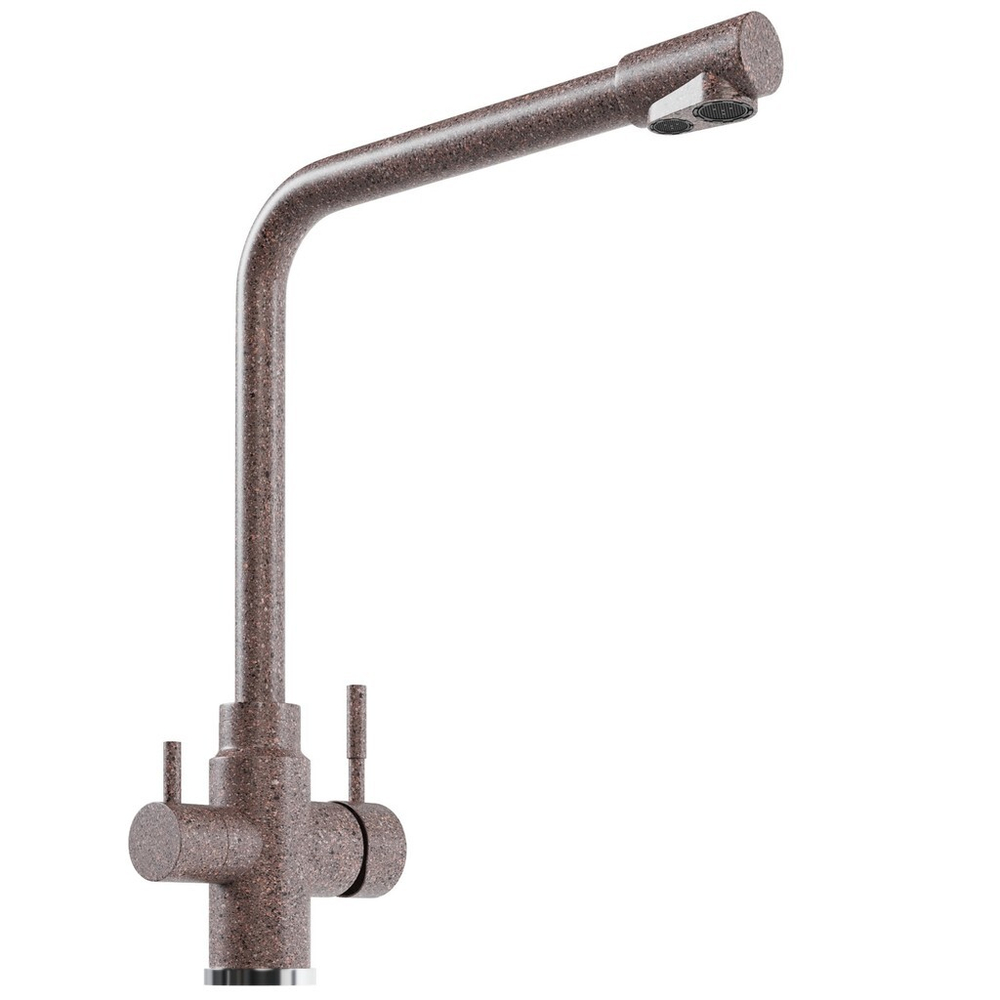 Смеситель для кухни 35к MIXLINE МЛ-ГС13 (ML-GS13) (307) терракотовый с вых. для питьевого фильтра
