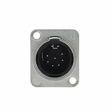 Neutrik NC7MD-L-1 панельный разъем XLR male 7 контактов
