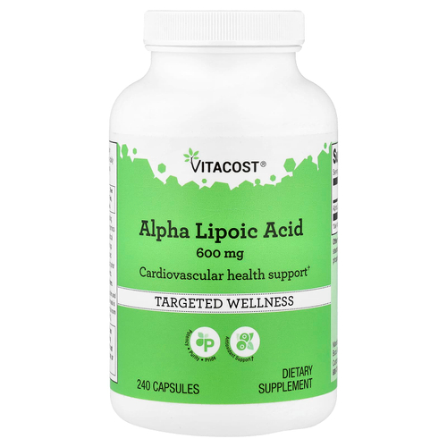 Vitacost, Alpha Lipoic Acid, 600 mg, 240 Capsules