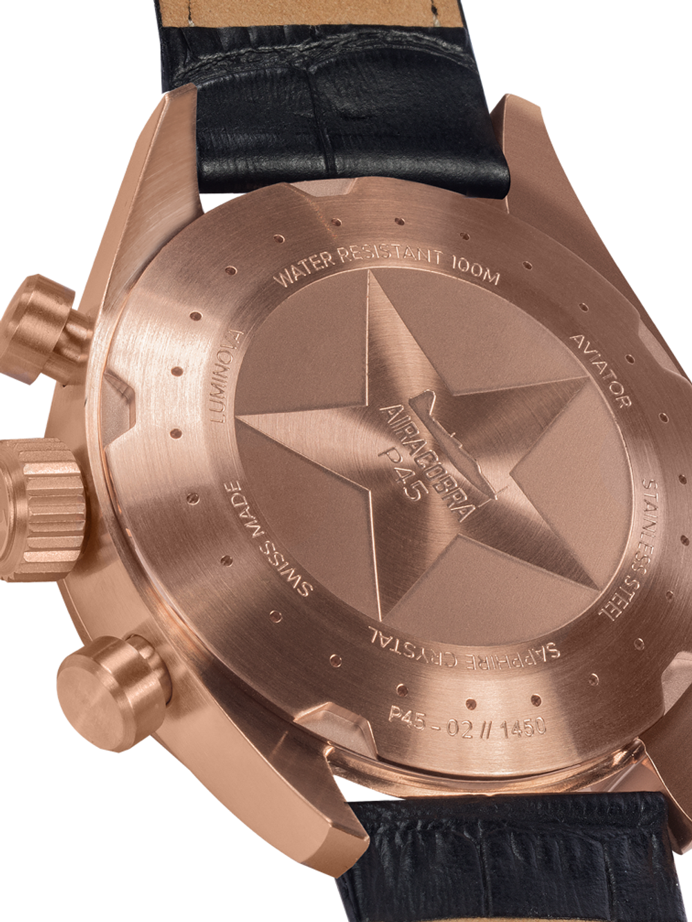 Чаcы кварцевые AVIATOR AIRACOBRA P45 CHRONO V.2.25.2.173.4 мужские