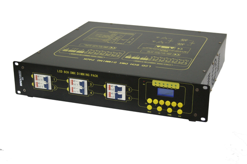 INVOLIGHT DD6 - диммер, 6 каналов, 2,2 кВт на канал, дроссели, DMX-512