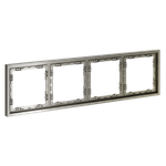 Рамка пластиковая на 4 поста, (шелк) Voltum S70 VLS100404