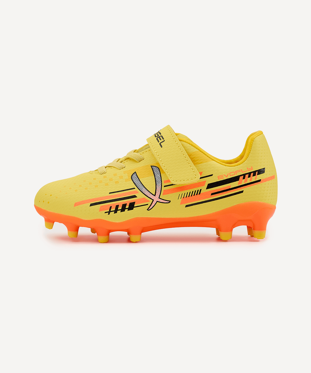 Бутсы футбольные Evofly FG Talant Yellow/orange, детский