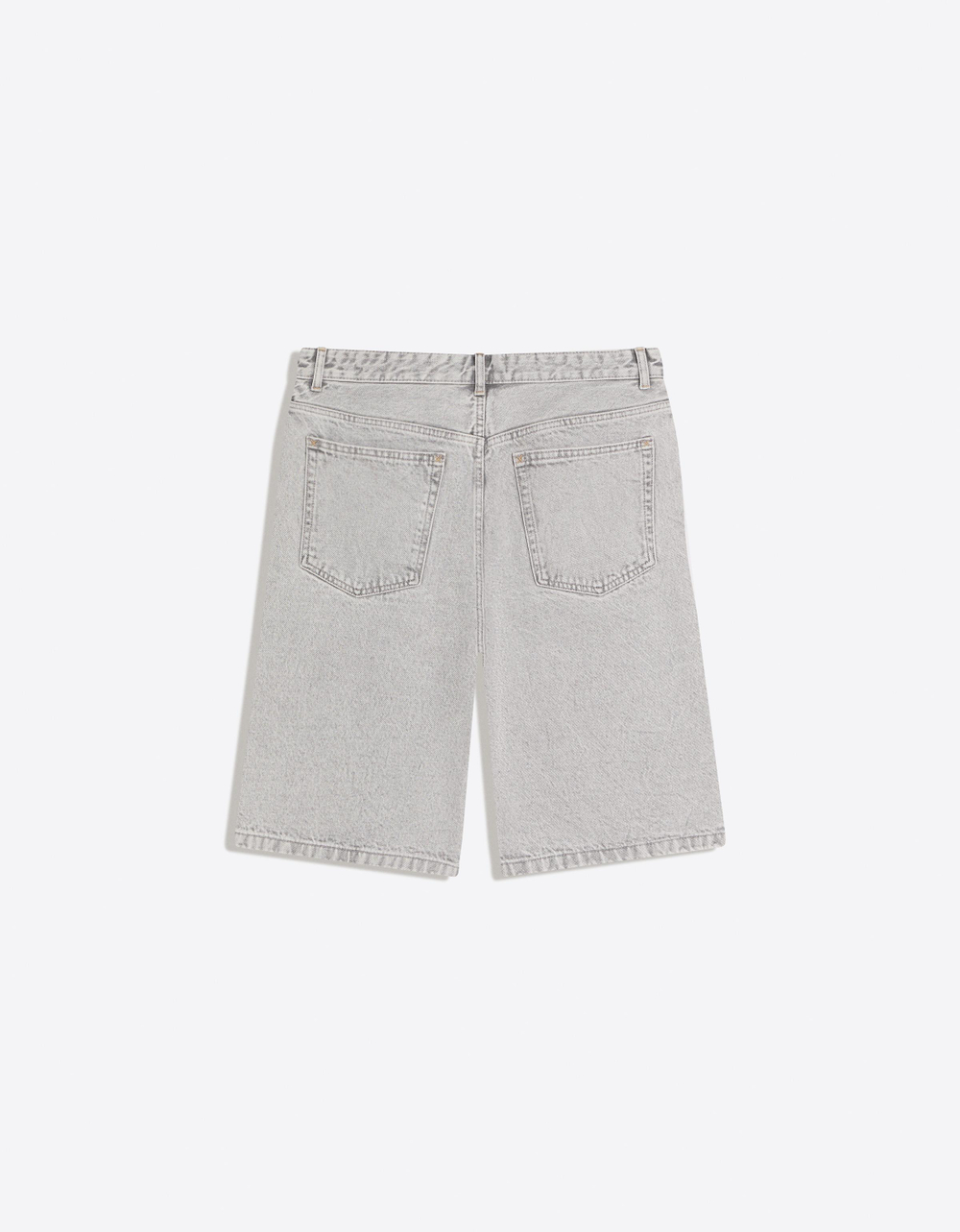 Мужские джинсовые бермуды baggy fit, арт. 1022/180 - BERSHKA