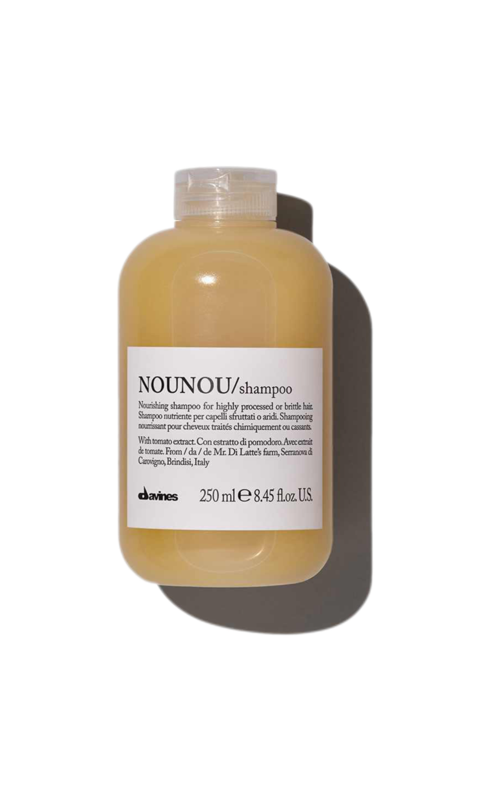 Davines NOUNOU Shampoo — питательный шампунь для сухих и повреждённых волос