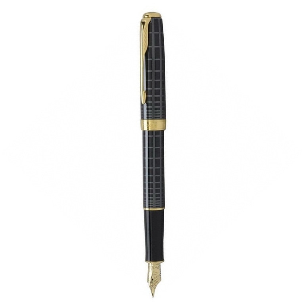 Перьевая ручка Parker Sonnet F531 PREMIUM Dark Grey Laquer GT, перо:F, золото 18К