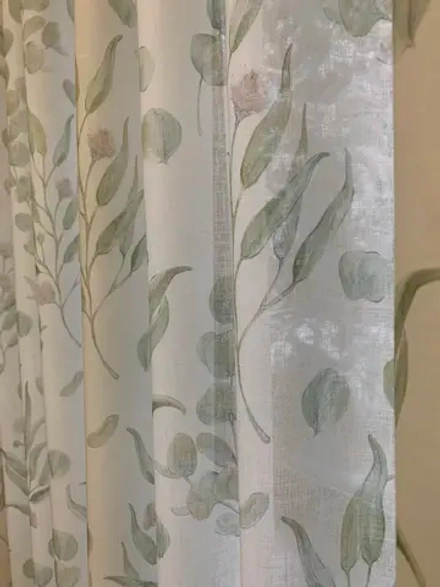 Тюль хлопок эвкалипт