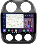 Магнитола для Jeep Compass 2011-2015 - FarCar S500-TS20 монитор 10.36" 2K QLED на Android 14, Быстрейшая, CarPlay, 4G SIM-слот