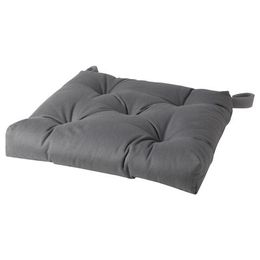 Подушка на стул IKEA MALINDA (МАЛИНДА), Серый, 40 / 35х38х7 см