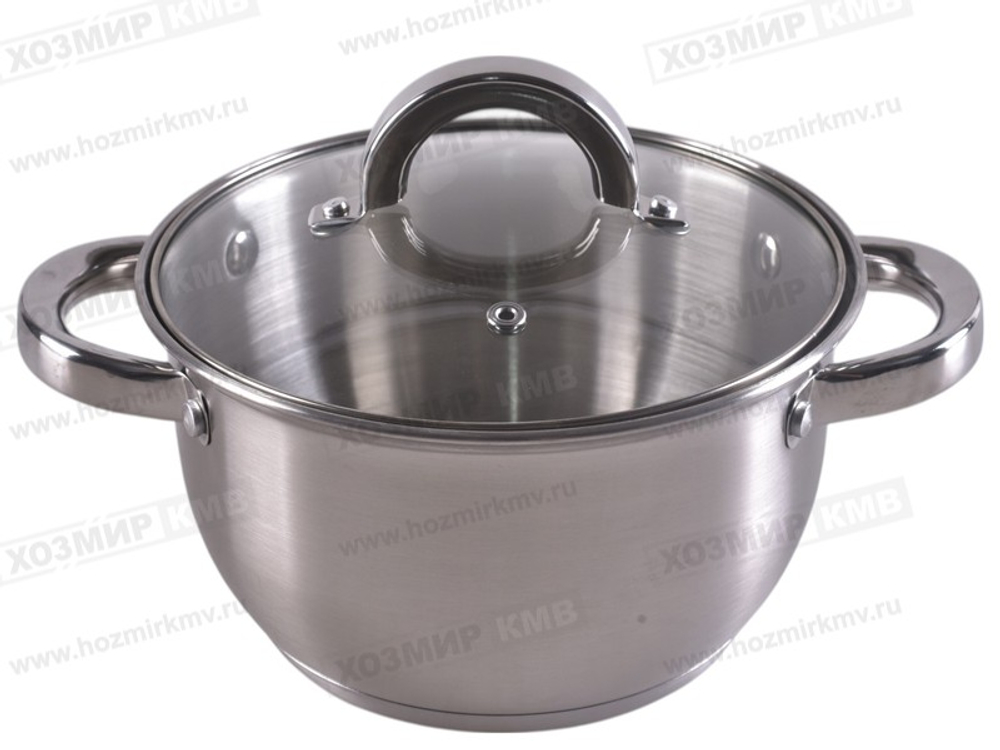 (Millet ML-1022) Кастрюля из нержавейки со стек/кр. 4,8л Индукция