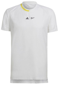 Мужская теннисная футболка Adidas London Stretch Woven Tee - белый