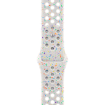 Умные часы Apple Watch Series 9 GPS, 41mm, Silver Aluminium Case with Nike Sport Band M/L, Pure Platinum (Серебристый) MR9M3