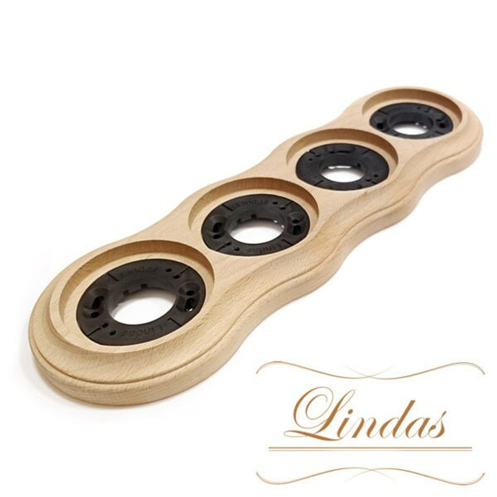 Рамка 4-х местная Lindas 25460 / Белый