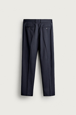 КОСТЮМНЫЕ БРЮКИ REGULAR FIT ИЗ 100% ШЕРСТИ В ПОЛОСКУ — ZARA
