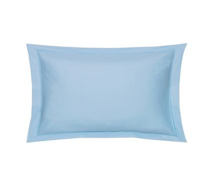 Наволочка 50х75 bleu ciel перкаль Blanc des Vosges 50x75 Голубой