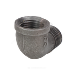 Угольник проходной чугун Ду 40 (1 1/2") ВР/НР Fittex PLUS