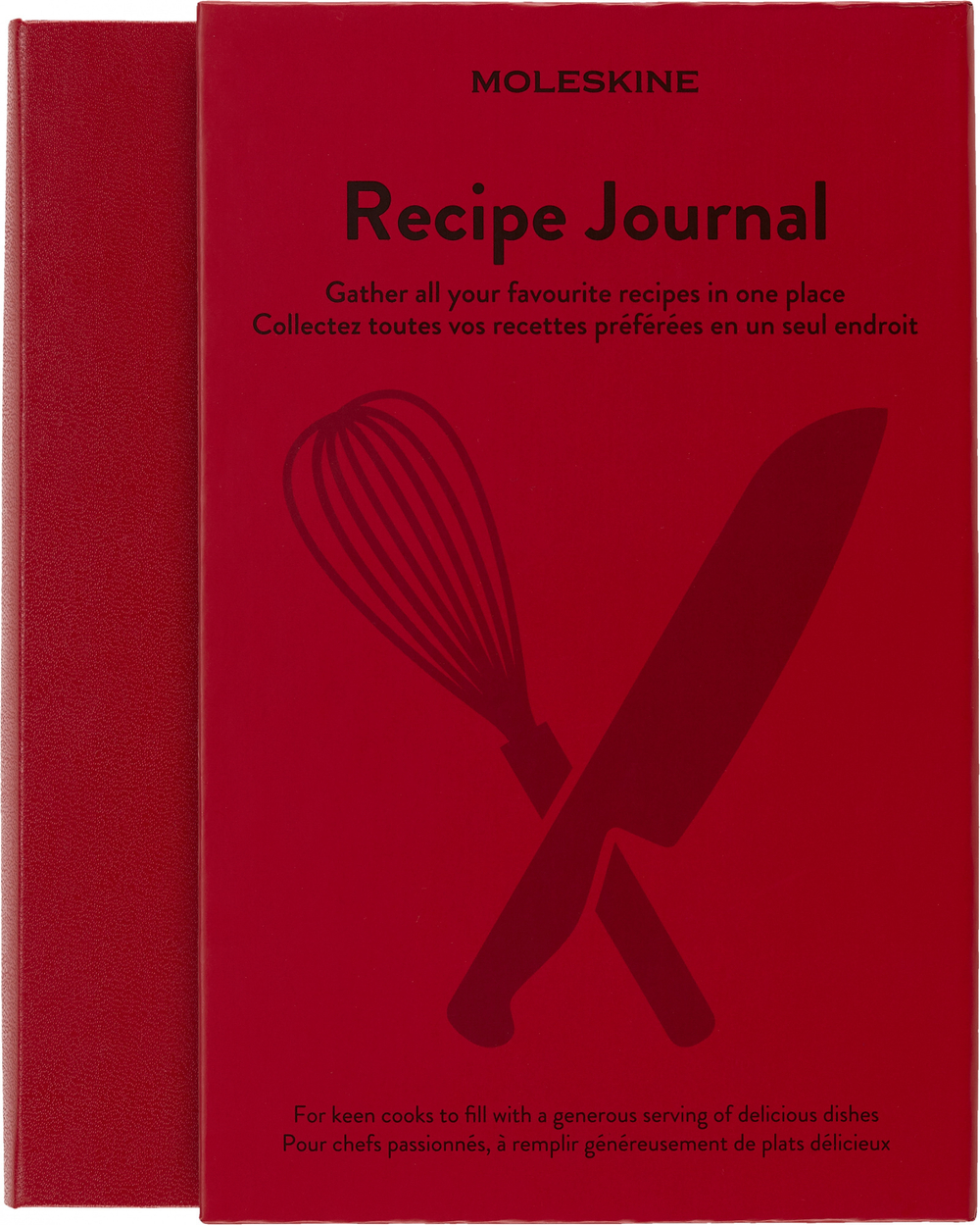 Блокнот для рецептов Moleskine Passion Recipe (PASRECP) 13х21cм в подарочной коробке, красный