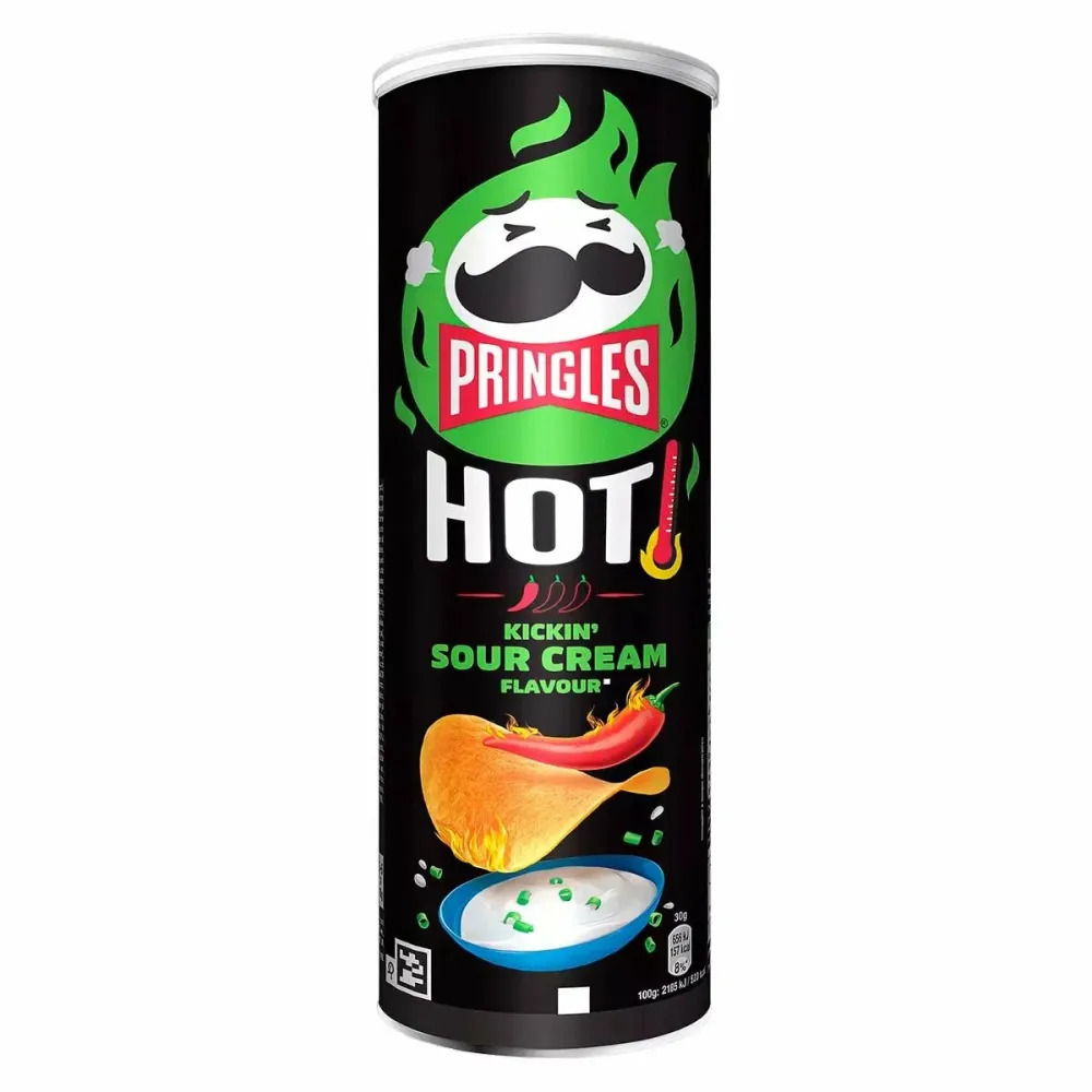 Чипсы Pringles Hot Sour Cream Flavour 165г