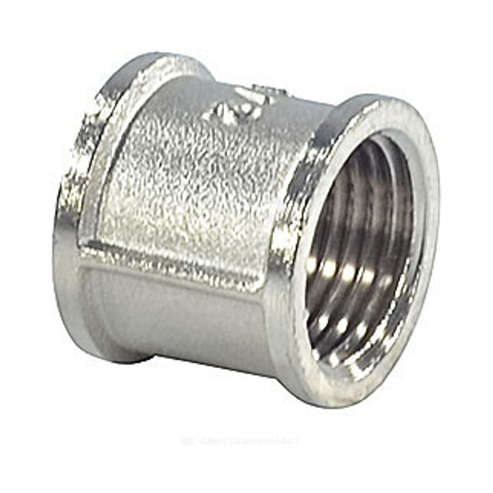 Муфта латунь никель Ду 32 (1 1/4") ВР/ВР SantechSystems