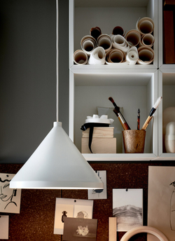 IKEA EKET  (ИКЕА ЕКЕТ)  -  Шкаф настенный - белый 35x25x35 см