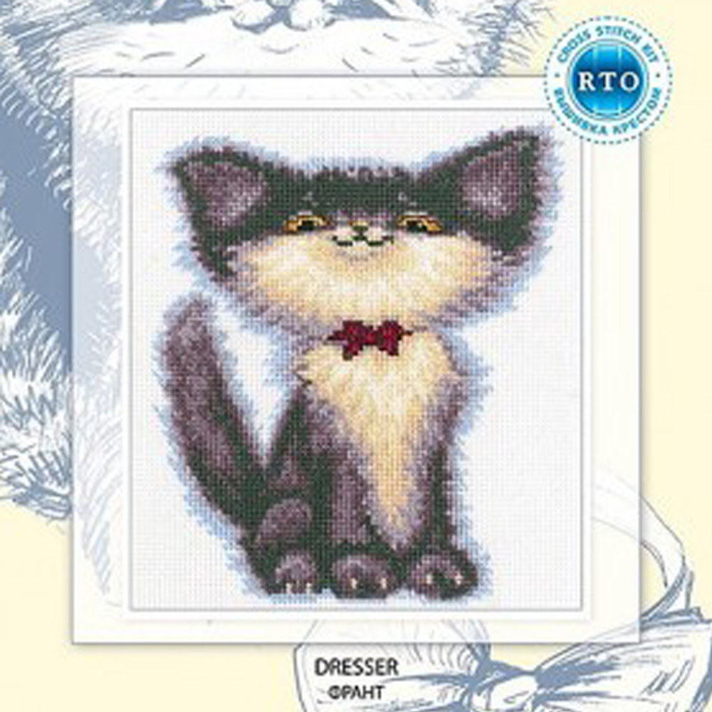 Коллекция:	Животные¶Название по-английски:	Dresser¶Название по-русски:	Франт¶Размер кадра, см:	14х16