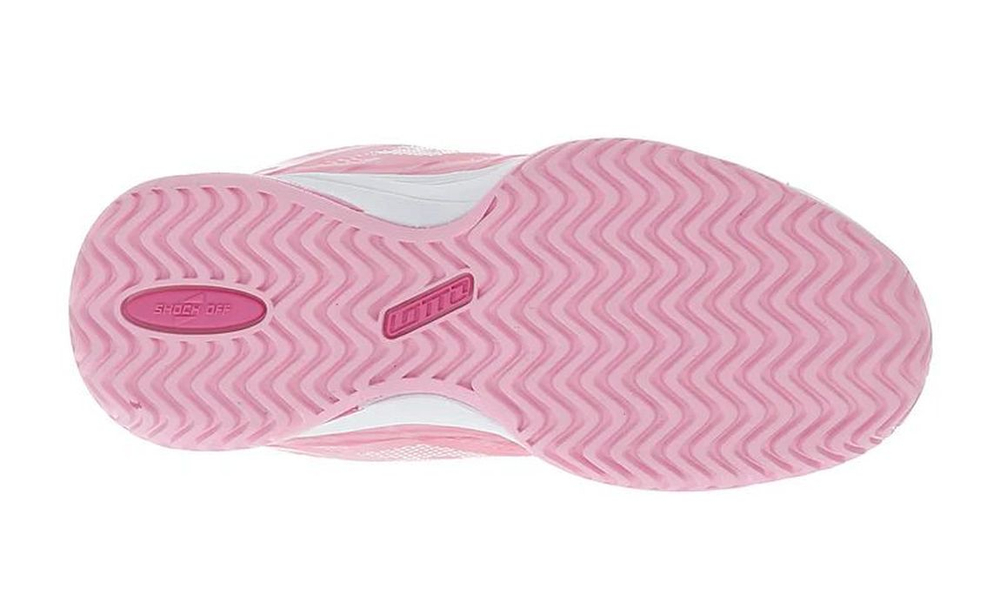 Juniorskie buty tenisowe Lotto Mirage 300 All Round Junior - wild orchid/all white/pink