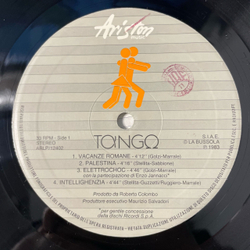 Винтажная виниловая пластинка LP Matia Bazar Tango (Италия 1983)