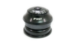 Рулевая колонка FIRST, 1-1/8", б/резьбовая, п/интегрированная, ZS 44/28,6  ZS 44/30, подшип. 5/32"x20- 2шт, с якорем, высота 20.4мм, черн.