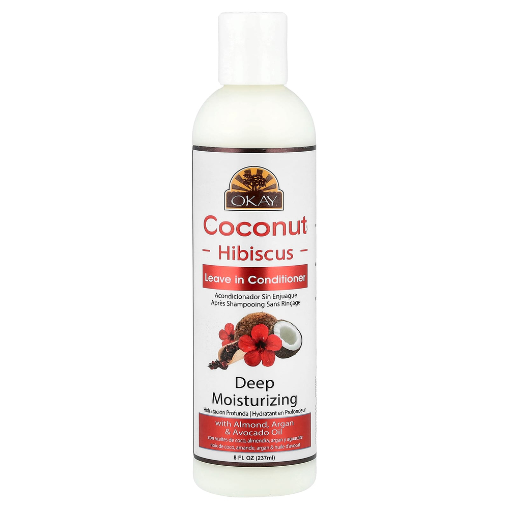 Okay Pure Naturals, Глубокое увлажнение, кондиционер, кокос и гибискус, 237 мл (8 жидк. унц.)