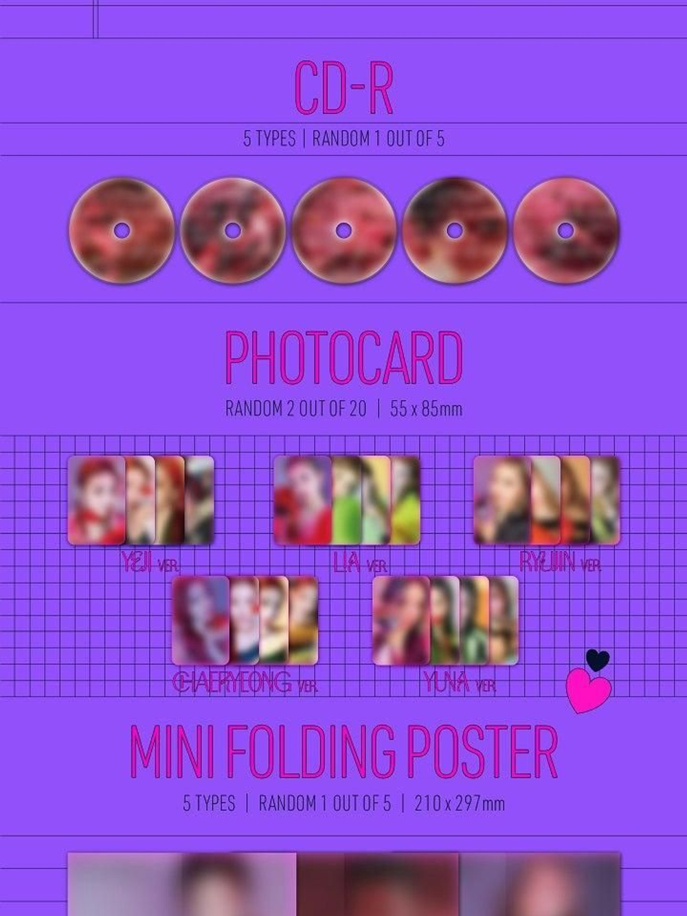 Альбом ITZY - Guess Who 4th Mini Album RANDOM Version