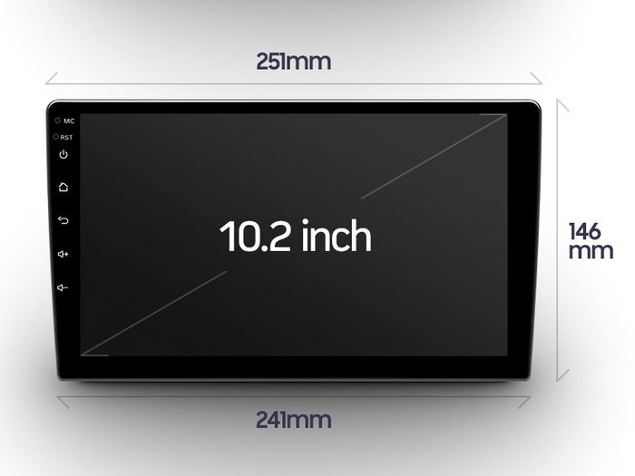 Магнитола без рамки (экран 10") - Teyes CC3 Android 10, Быстрая, CarPlay, SIM-слот