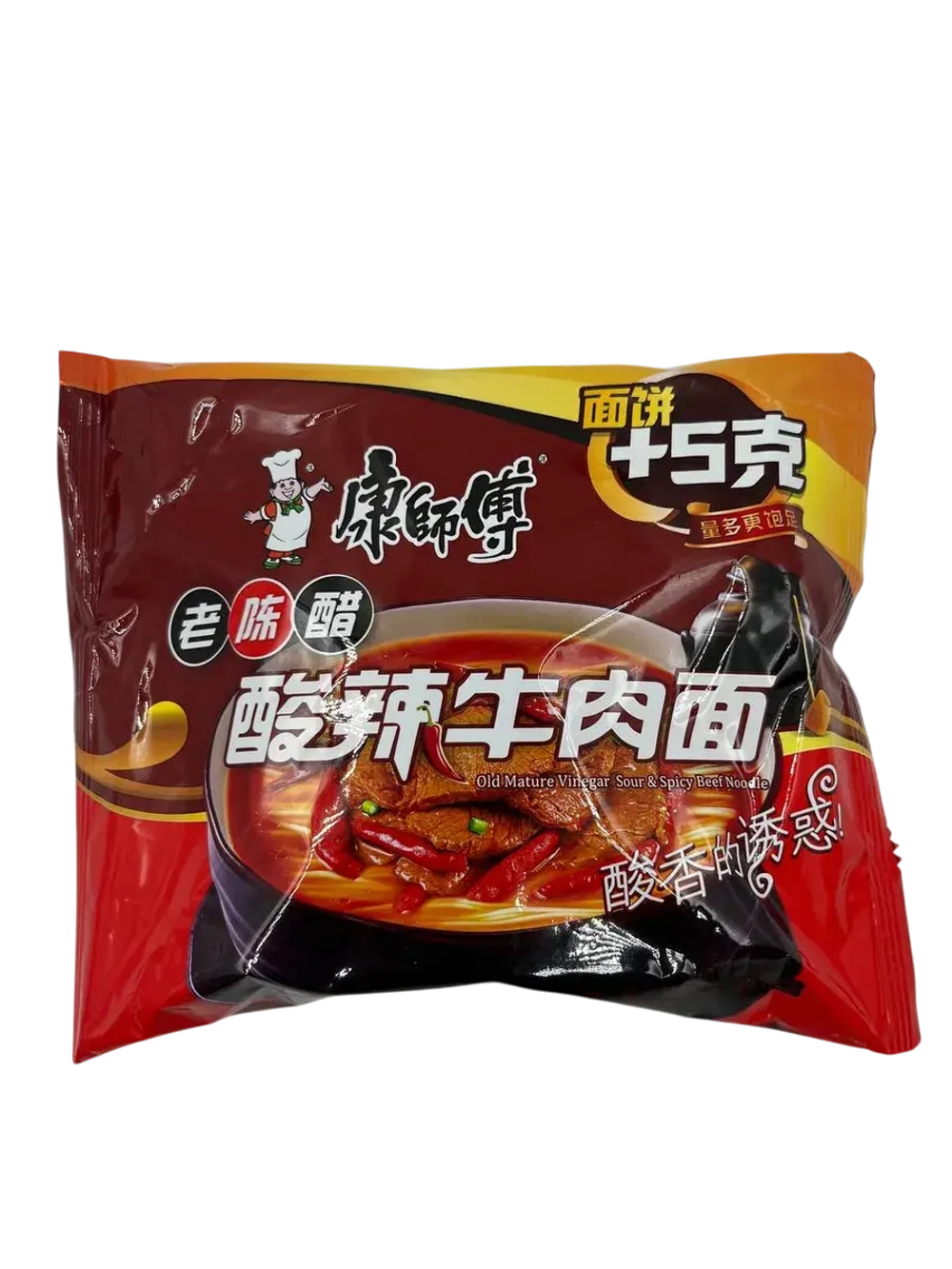 Kang Shi Fu лапша БП со вкусом кисло-острой говядины ,5шт