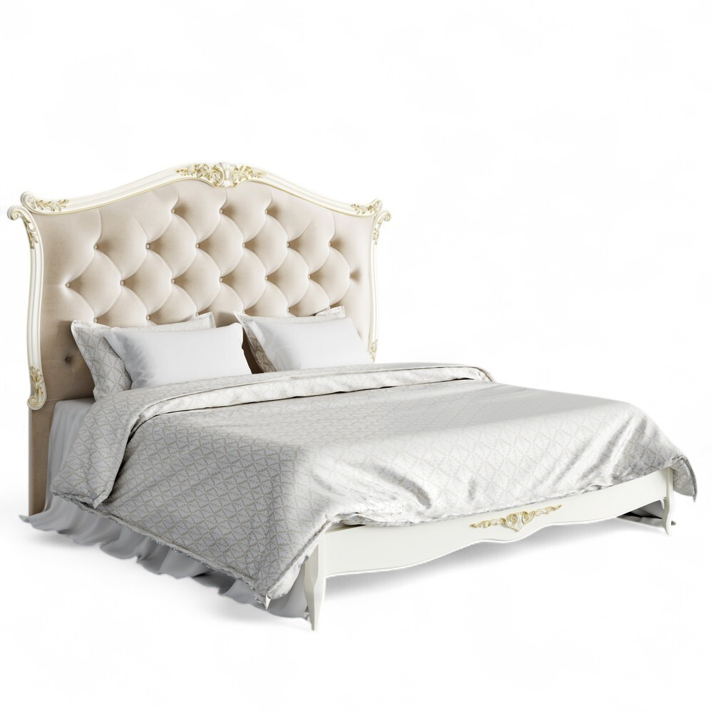 Кровать с мягким изголовьем 180*200 A438