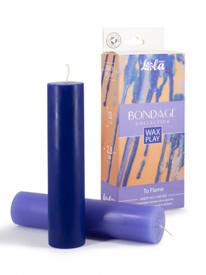 Набор из 2 Wax Play свечей Bondage To Flame