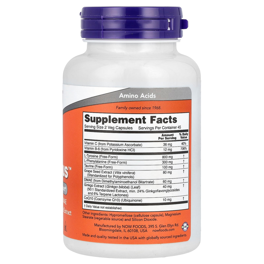 NOW Foods, True Focus, 90 растительных капсул