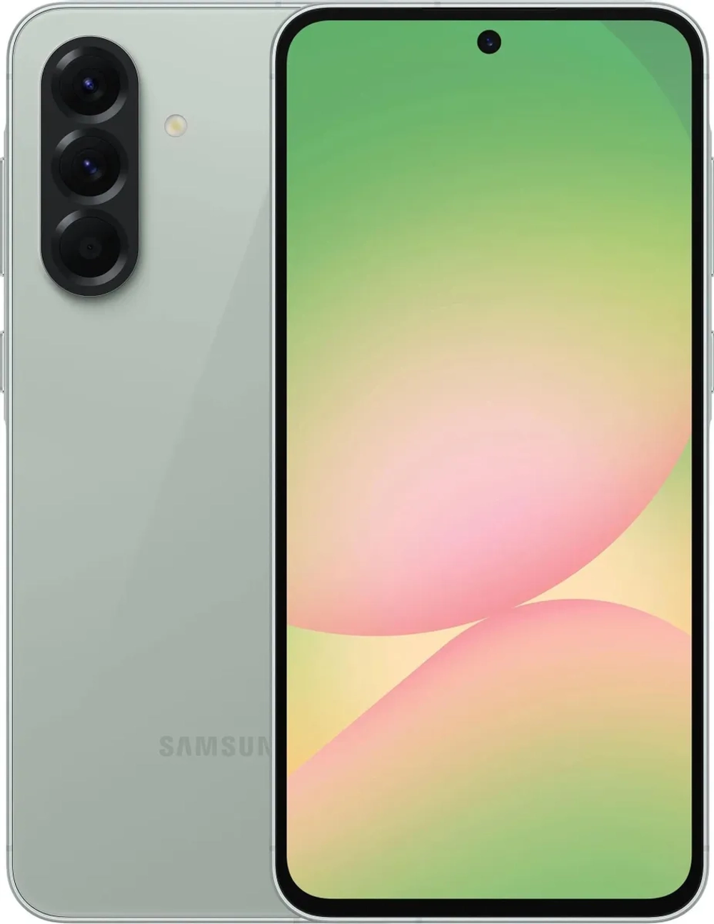 Смартфон Samsung SM-A566E Galaxy A56 5G 128Gb 8Gb зеленый моноблок 3G 4G 2Sim 6.7" 1080x2340 Android 15 50Mpix 802.11 a/b/g/n/ac/ax NFC GPS GSM900/1800 GSM1900 Protect