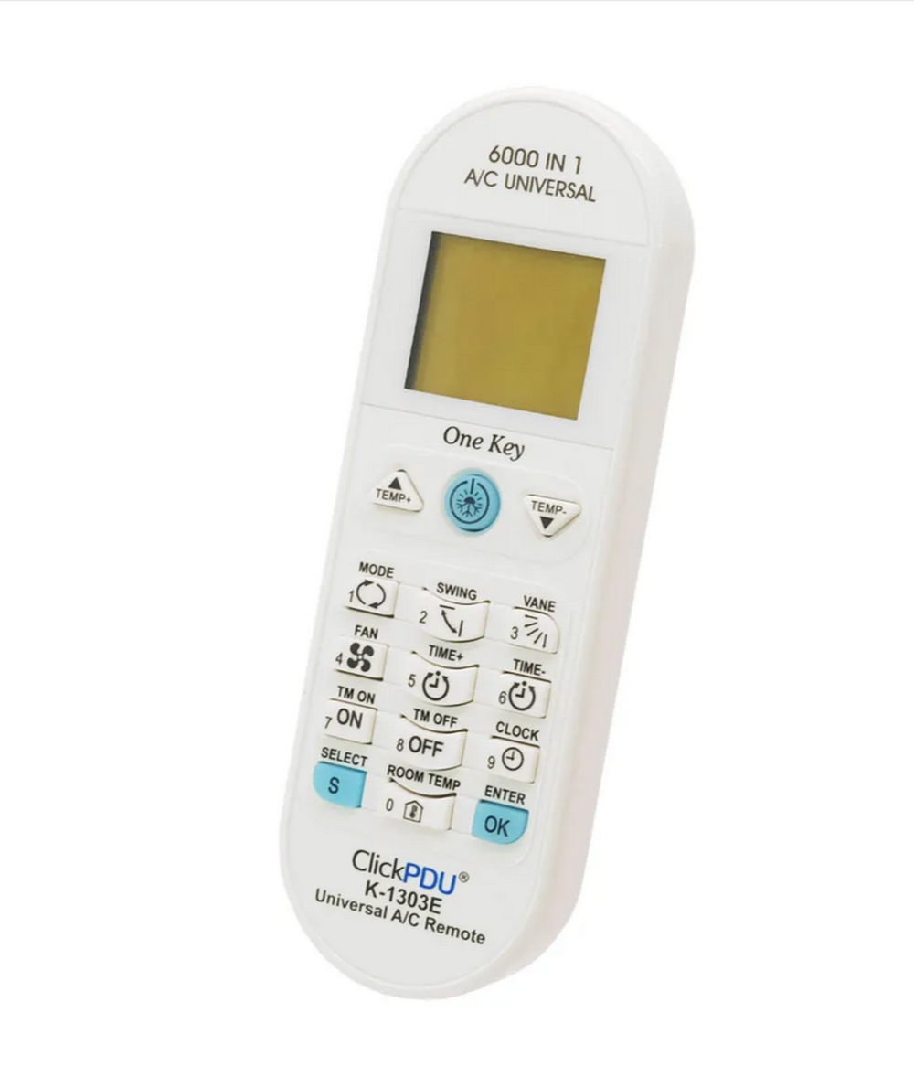 Пульт для кондиционеров CLICKPDU K-1303E(KT-E08) универсал.